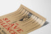 Vintage-Poster The Slave of Silence, Illustration und Retro-Typografie