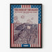 Vintage-Militärposter The Song of the Allies – Patriotische Wanddekoration US 1918