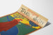 Vintage-Werbeplakat Sonne und Naturlandschaft