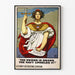 Vintage-Militärposter „The Sword is Drawn“ Wanddekoration Marine