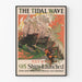 Vintage-Poster The Tidal Wave - 95 lancierte Schiffe, 1918