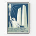 Vintage-Wandposter Die Flamme der Pflicht