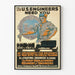 Rekrutierungsplakat US-Ingenieure - Militärischer Vintage-Poster