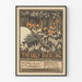Vintage-Poster Das hässliche Entlein 1894 – Retro-Wanddekoration