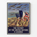 Vintage-Militärposter „Der Sieg der Vereinten Nationen ist gesichert“