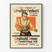 Vintage-Filmplakat The Wandering Two mit muskulösem Boxer
