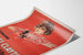 Vintage-Poster The Web of Desire mit weiblichem Porträt und Spinnennetzen