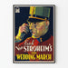 Retro-Poster Wanddekoration The Wedding March
