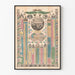 Vintage-Poster 'Der Fortschritt der Welt' Historische und Dekorative Karte