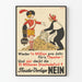 Vintage-Theaterposter mit originaler Illustration und dekorativem Design