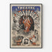 Vintage-Theaterposter Théâtre A. Delille - Die Prinzessin Félicie & Der Verstümmelte Mann