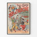 Plakat Theater Cluny Der Papa von Francine Operette Vintage