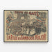 Plakat Théâtre de la Gaîté - Das Mädchen des Tambourmajors — gerahmtes Bild an der Wand