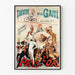 Vintage-Poster Théâtre de la Gaîté - Das Land des Goldes