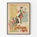 Vintage-Poster vom Theater Le Chevalier d'Éon
