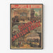 Plakat des Theaters Der Ritter von Maison-Rouge - Theater an der Porte St Martin