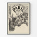 Theaterposter Porte Saint-Martin Paris Historisches Drama