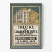 Vintage-Poster Théâtre des Champs-Élysées Avenue Montaigne
