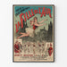 Vintage-Poster Theater Das Mädchen der Luft Wanddekoration