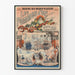 Plakat Theater Die Goldenen Äpfel - Vintage Wanddekoration