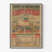 Plakat Theater La Casquette au Père Bugeaud - Vintage Wanddekoration