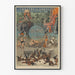 Plakat Theater Die Reise um die Welt in 80 Tagen - Vintage Wanddekoration