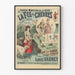 Vintage-Poster des Theaters La Fée aux Chèvres Operette