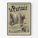Vintage-Poster des Nationaltheaters des Opernhauses - Das Porträt