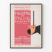 Vintage-Poster vom Musiktheater New York - Künstlerische Wanddekoration
