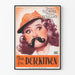 Vintage-Filmplakat Minderer Detektiv – Retro-Wanddekoration