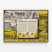 Vintage-Poster Lateinamerika - Mitglieder der Vereinten Nationen — gerahmtes Bild an der Wand