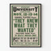 Vintage-Theater-Poster "They Knew What They Wanted"