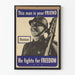 Kriegspropagandaposter des russischen Soldaten – Historische Wanddekoration