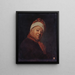 Portrait des Malers Étienne Jeaurat 1699-1789 - Étienne Aubry — gerahmtes Bild an der Wand