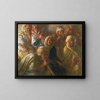 tienne Dinet - Spectateurs Admirant Une Danseuse.webp