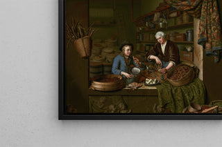 Kunstdruck Eine Lebensmittelgeschäft - Willem van Mieris