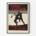 Vintage-Poster Tough Tactics Wanddekoration Kampf