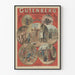 Historisches Dekorationsposter zu Gutenberg – Tournee-Poster in 5 Akten