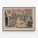 Vintage-Poster La Fille de Mme Angot - Wanddekoration aus altem Theater — gerahmtes Bild an der Wand
