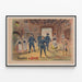 Vintage-Poster Le Petit Chasseur Alpin authentische Wanddekoration — gerahmtes Bild an der Wand