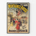 Vintage-Poster Achterbahnen Boulevard der Kapuzinerstraße