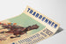 Vintage-Poster zum Trabrennen im Prater 1934