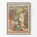 Vintage-Dekorposter Allegorie der Hoffnung und des Glaubens