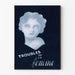 Vintage-Poster Frauenprobleme – Retro-Wanddekoration