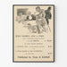 Vintage-Poster Zwei Frauen und ein Narr von C.D. Gibson - Retro-Wanddekoration