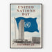 Poster Wanddekoration Tag der Vereinten Nationen - 24. Oktober