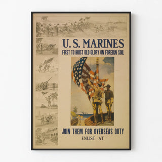 u-s-marines-first-to-hoist-old-glory-on-foreign-soil-join-them-for-overseas-duty