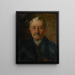 Portrait eines alten Mannes - Ludovit Pitthordt — gerahmtes Bild an der Wand