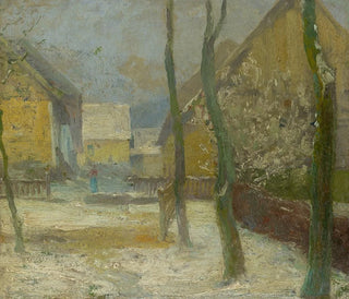 udovt ordk - Artists Courtyard in Slanec in Winter.webp