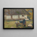 Prka pred stromom - Ludovit Ordok — gerahmtes Bild an der Wand